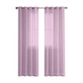 thumbnail image 2 of Semi Sheer Curtains For Bedroom 98 Inches Long Grommet Vertical Window Curtains Drapes With Light Through For Living Room, 2 of 7
