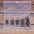 thumbnail image 4 of 50 Uds anzuelos de pesca anzuelo triple afilado con púas Kit de accesorios para anzuelos de Metal de alta resistencia, 4 of 8