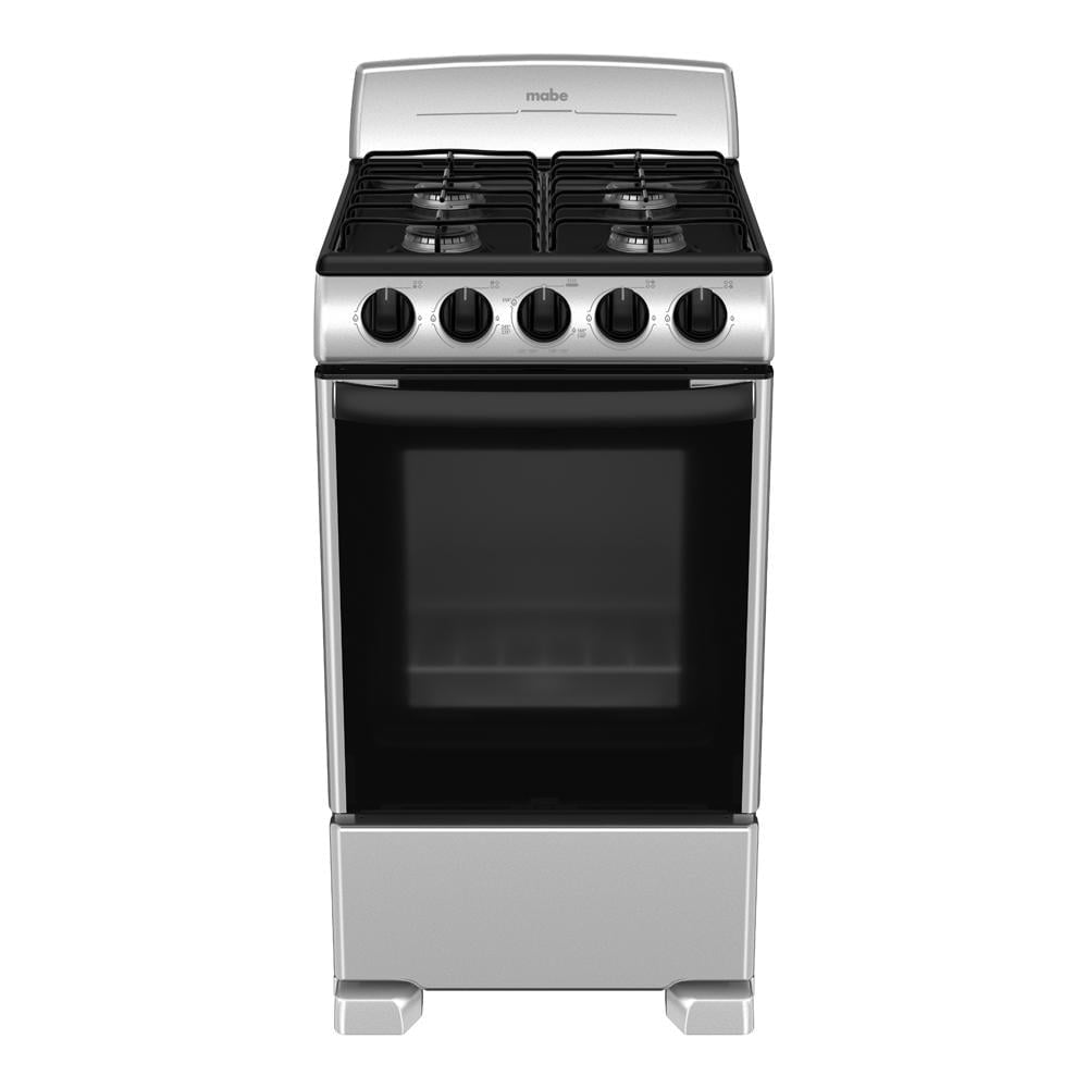 Estufa Mabe Piso 20 pulgadas Mercury EM5032BAPS1 Plata