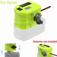 thumbnail image 4 of Para Ryobi Batería Li-ion de 18V, Convertidor de Reducción de 18V a 12V Adaptador de Rueda Power Reductor de Voltaje Transformador para Electrodomésticos de Auto, 4 of 7