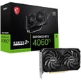 thumbnail image 1 of Tarjeta de Video MSI GeForce RTX 4060 Ti VENTUS 2X BLACK 8G OC GDDR6, 1 of 6