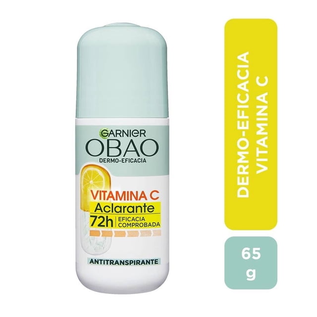 Antitranspirante Garnier Obao dermo eficacia roll-on vitamina C aclarante 65 g