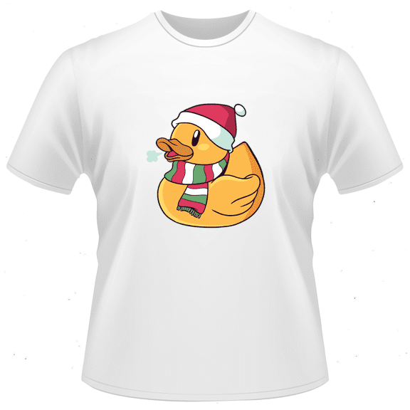 Playera Blanca, Pato con gorrito