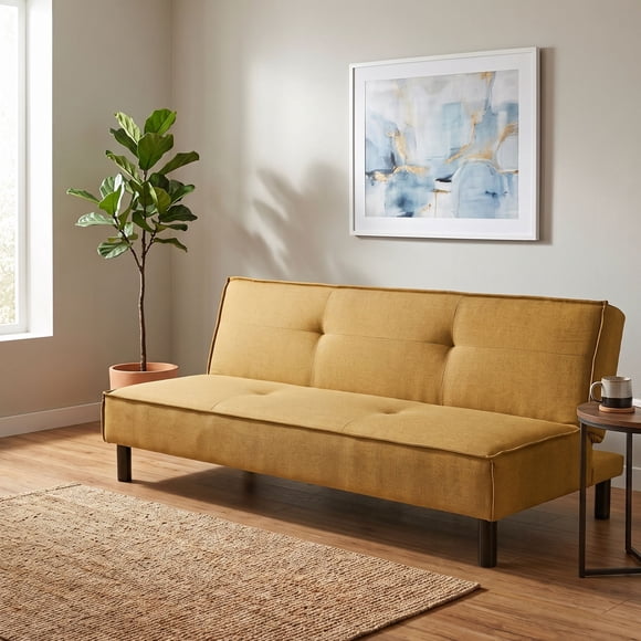 Sofa Cama 3 posiciones individual mostaza M & E MUEBLES Tomm moztaza