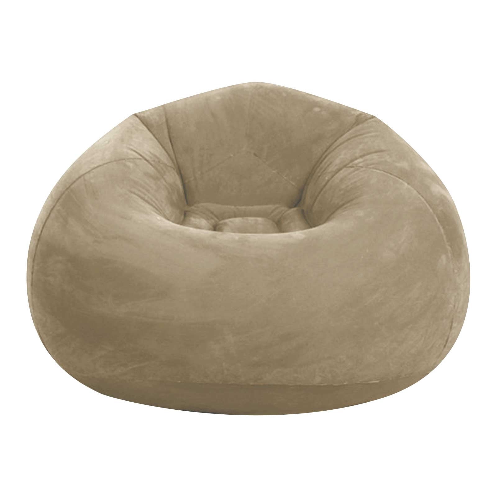 Xihbxyly Sofá Inflable de Fútbol, Cómodo y con Taburete, Ideal para Interiores y Exteriores, Ideal para Relajarse o Socializar, con Temática Deportiva, para Una Persona.