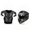 thumbnail image 1 of Equipamiento para motociclistas adultos,Equipo de protección transpirable para motociclistas adultos,Protector de motocross cómodo,Cascos protectores, 1 of 8