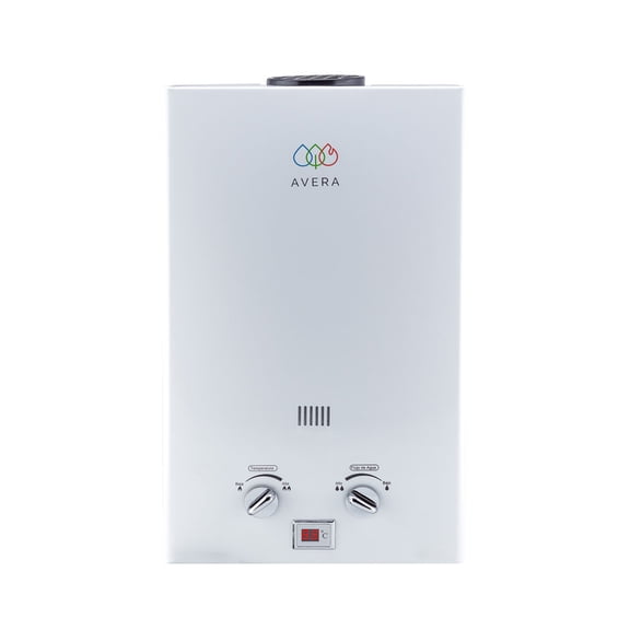 Boiler de Paso 3 Regaderas y 1 Lavabo 16Lts AVERA  C16LNAT Calentador de Paso Uso Exclusivo Gas Natural
