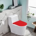 thumbnail image 4 of Funda de inodoro elástica para baño, funda protectora suave y lavable, compatible con todas las tapas de inodoro, funda de asiento de inodoro de poliéster elástica, suave y cómoda., 4 of 6