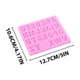 Fasiaou Silicone Letter Molds, Lowercase Uppercase Alphabet Letters and ...