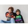 thumbnail image 4 of Sudadera con capucha Monster Jam Trucks Grave Digger Big Boys, negro/verde, 4 of 8