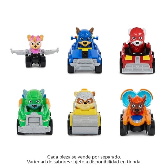 Vehículo Paw Patrol Spin Master Racers Paw-ket Varios Modelos 1 Pieza