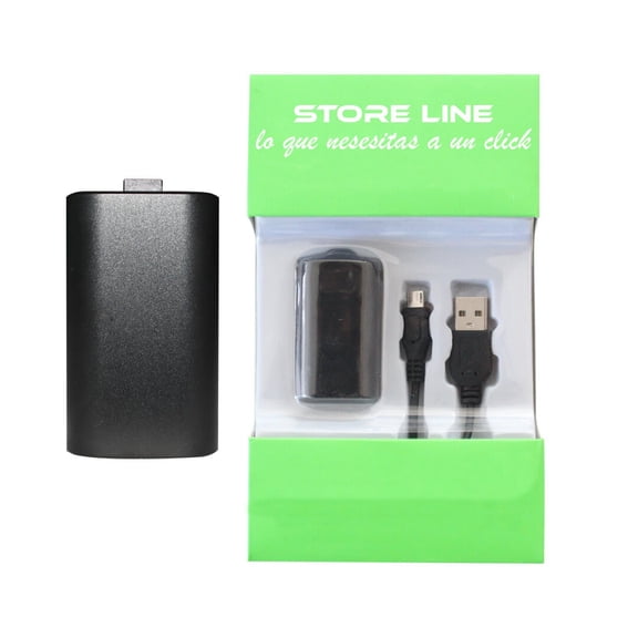 Cargador Kit Carga Y Juega Para Control De Xbox One Y Xbox S