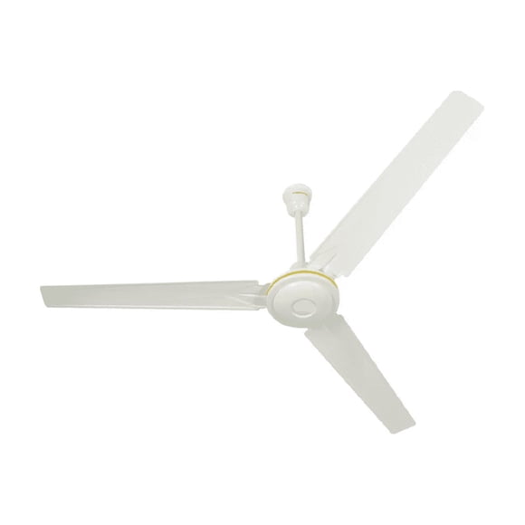 Ventilador Techo Abanico Moderno Aspas Metálicas Hogar blanco