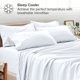 thumbnail image 3 of Juego de Fundas de Almohada Bare Home Colección Premium 1800 Doble Cepillado Ultra Suave Tamaño King Color Blanco 4 Unidades, 3 of 7