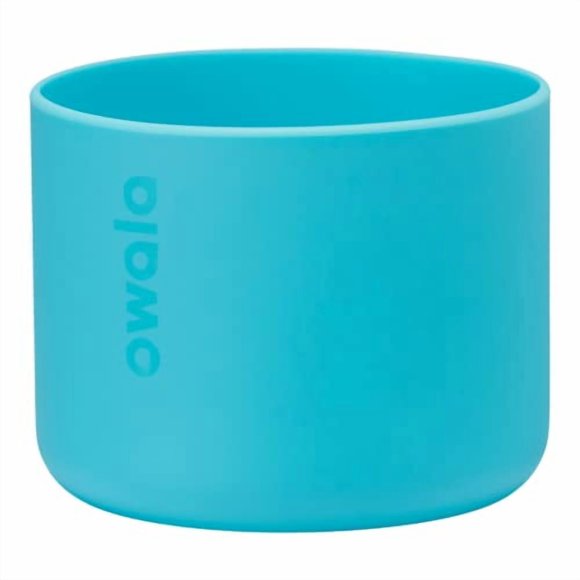 Funda protectora de silicona Owala para botella de agua 32 onzas azul brillante