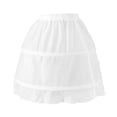 thumbnail image 3 of Crinolina de tul corto Sunnimix para niñas 2 Piezas Blanco, 3 of 8