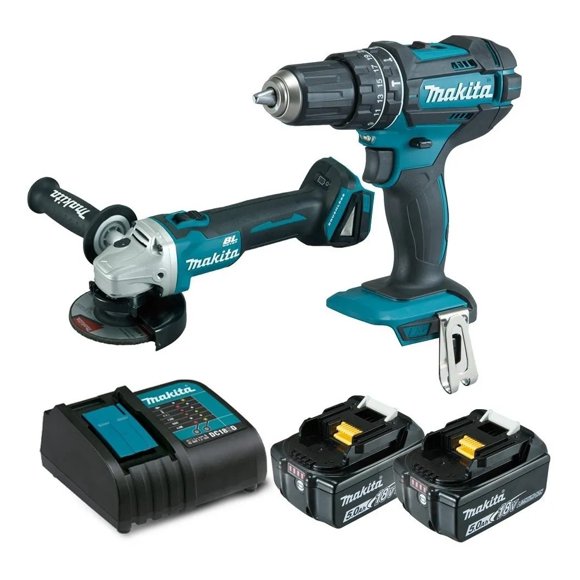 Combo Rotomartillo + Miniesmeril Brushless DLX2402ST Makita DLX2402ST