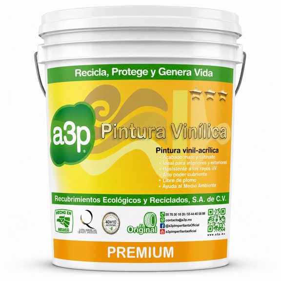 Pintura Vinílica Premium Blanco 19 litros
