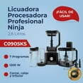 thumbnail image 2 of Licuadora y Procesadora Profesional Ninja 7 Programas CO905KS  LINEA, 2 of 4