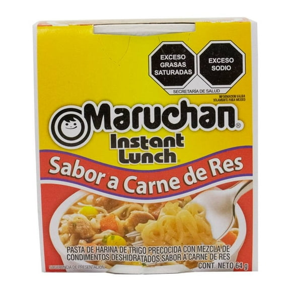 Sopa instantánea Maruchan Instant Lunch carne de res 64 g