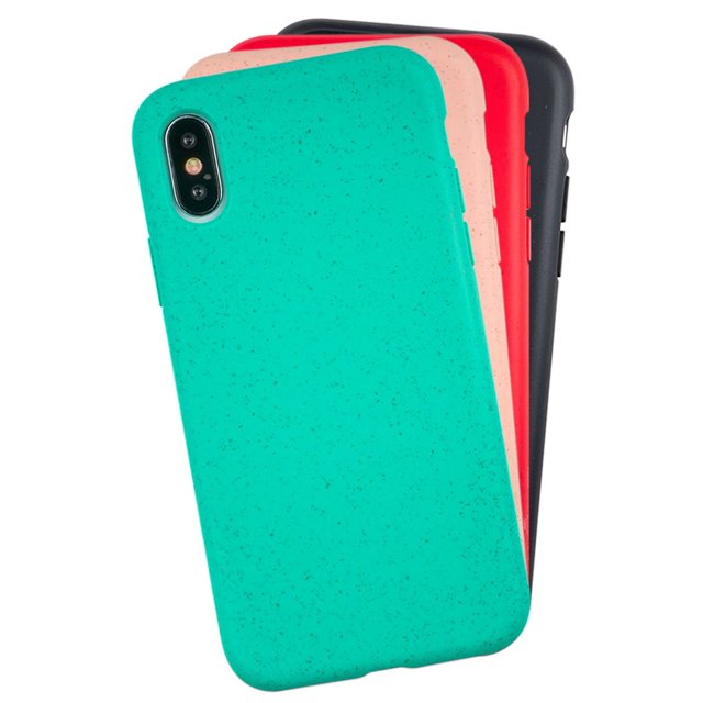 Funda para iPhone X, Case InstaCase Biodegradable Rosa EcoFriendly iPhone X, Protector para iPhone X Biodegradables