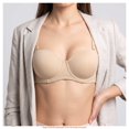 thumbnail image 3 of Brassiere Vicky Form para Mujer Strapless Beige Talla 32B, 3 of 3