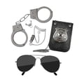thumbnail image 1 of Juego de Accesorios de Disfraz de Policía de Juguete CUTICAT Simulación de Policía, 1 of 7