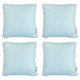 thumbnail image 1 of Cojin Decorativo Cuadrado grande Set de 4 Tred Turquesa, 1 of 4