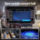 thumbnail image 3 of Estéreo de coche de doble din, compatible con Carplay Android Auto inalámbrico con radio Bluetooth/FM/AM de 7 pulgadas, USB/radio de coche de alta potencia para VW Golf 5 6 Passat Jetta Caddy EOS T5, 3 of 5