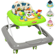 thumbnail image 1 of Andadera para Bebé Luz y Sonido Juguetes Interactivos Altura Ajustable Plegable Ruedas de Goma Apta desde 6 meses y hasta 12 kg - Verde, 1 of 6