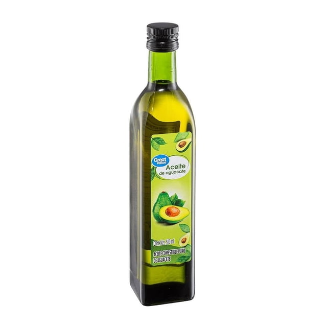 Aceite Great Value puro de aguacate 500 ml