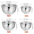 thumbnail image 2 of SOPOTUTU 4Ud Juegos De Bowls Para Ensalada Con Tapas De Acero Inoxidable, 2 of 8
