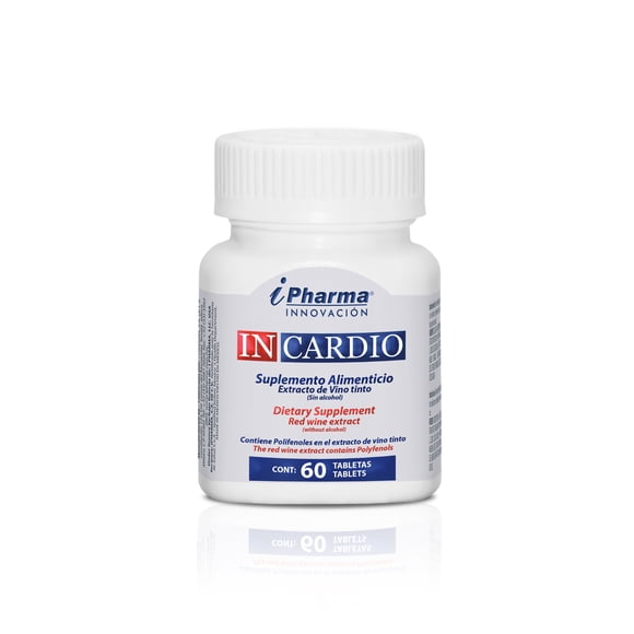 Suplemento Antioxidante I Pharma Resveratrol y Polifenoles Tabletas
