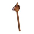 thumbnail image 3 of Caballo de juguete de palo de juguete inflable Juguete de palo divertido y ligero para festivales para niños Marrón, 3 of 9
