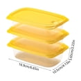 thumbnail image 3 of MTBLYS Recipientes de plástico transparente para almacenar alimentos | Paquete de 3 de 550 ml con tapas de cierre hermético y sello de silicona, 3 of 6