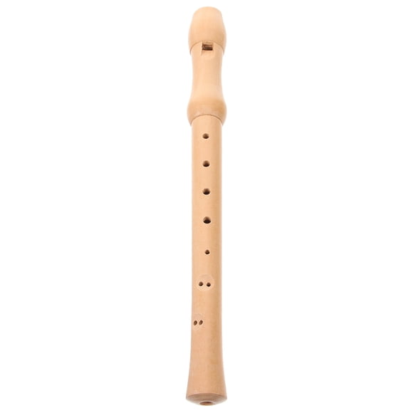 Flauta dulce soprano de madera de 8 agujeros, instrumento de viento para tocar música.