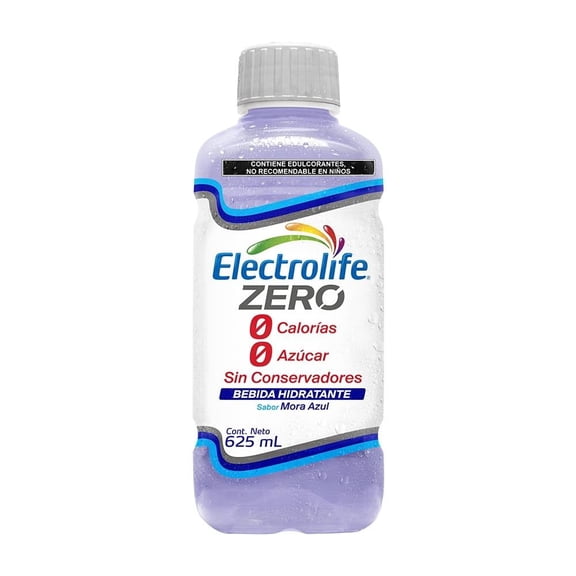 Bebida hidratante Electrolife Zero mora azul 625 ml