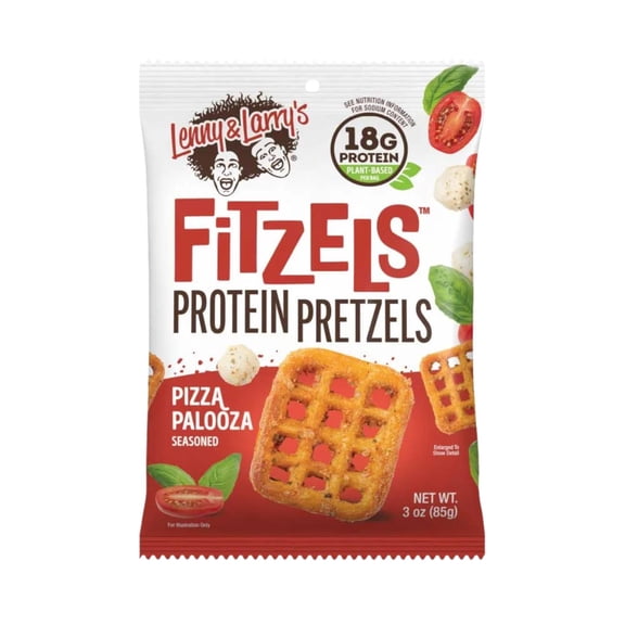 LENNY & LARRYS FITZELS SNACK CON PROTEÍNA PRETZELS 8 PACK