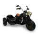 thumbnail image 1 of Moto electrica para niño y niña montable chopper con copiloto y musica color negro, 1 of 5
