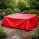 thumbnail image 2 of Lona Impermeable Reforzada Polietileno Maxtool 4x6m Roja, 2 of 3