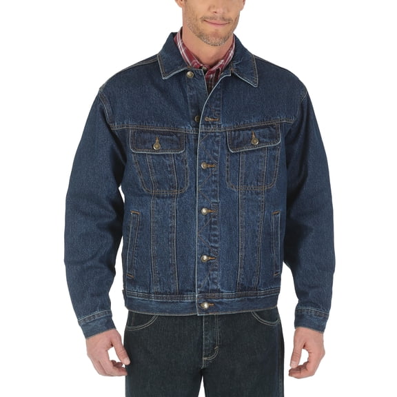 Chaqueta Wrangler de mezclilla sin forro para hombre Big & Tall 3XL Azul