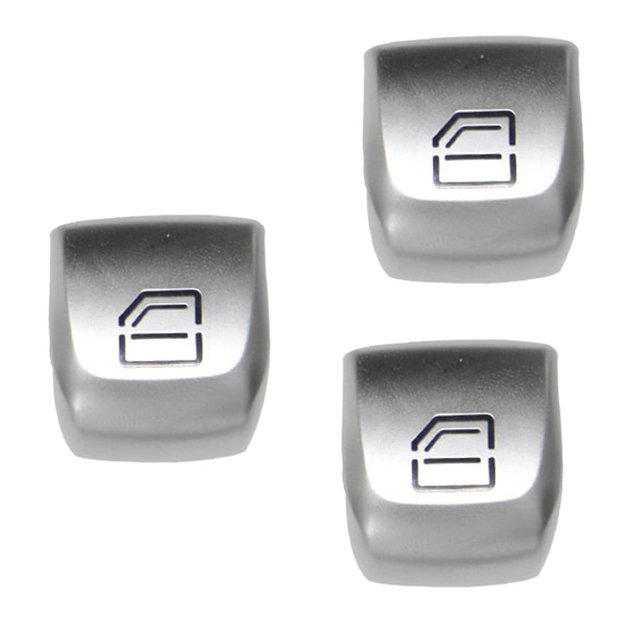 3X Cubierta del Botón de Reparación del Interruptor de la Ventana Delantera Derecha Izquierda del Coche para Clase C W205 C200 W253 GLC 260 2229052203