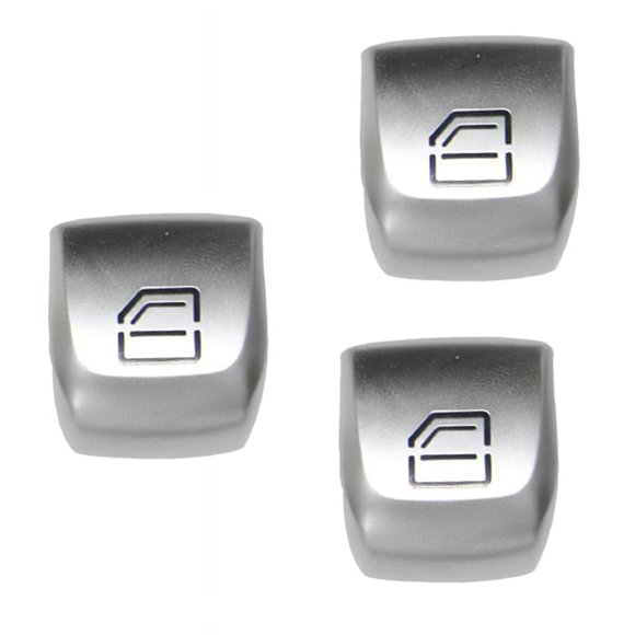 3X Cubierta del Botón de Reparación del Interruptor de la Ventana Delantera Derecha Izquierda del Coche para Clase C W205 C200 W253 GLC 260 2229052203