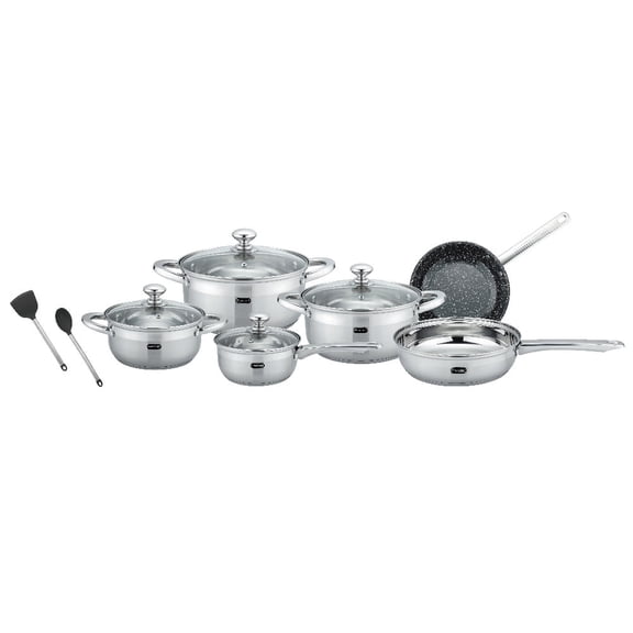 Batería de Cocina 12 Pz Acero Inoxidable Inducción Sienna Fraciel Fraciel Sienna