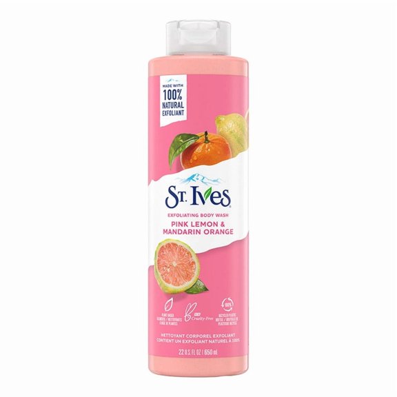 Jabón de cuerpo St. Ives limón rosa & mandrina 650 ml