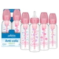 thumbnail image 1 of Dr. Brown's Options+ Baby Bottles, 8 oz/250ml, Botella estrecha, Diseños florales rosas, Paquete de 4 Dr. Brown's NA, 1 of 9