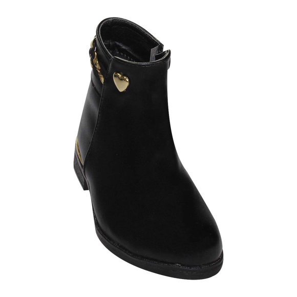 BOTA CASUAL LEON NIÑA NEGRO SINTETICO 903