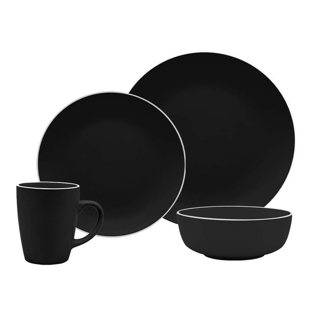Vajilla Chefmaker para 4 Personas con Filo Blanco 16 Piezas