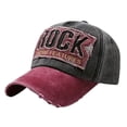 thumbnail image 1 of Knite Gorra Rock Vintage Bordada Lavada Algodón Estilo Antiguo Unisex Casual, 1 of 4