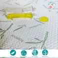 thumbnail image 4 of Cubrecolchón Protector de Cama Individual de Bambú Impermeable 3D Transpirable y Lavable | Hecho en México por Colchones Dorm® | 18 Certificaciones Internacionales, 4 of 5